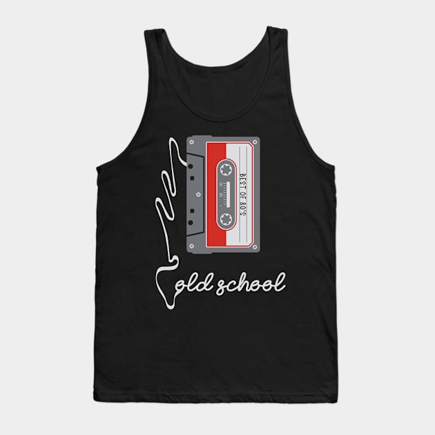 Old School Cassette Hip Hop Retro Vintage Tank Top by Stars N Stripes 